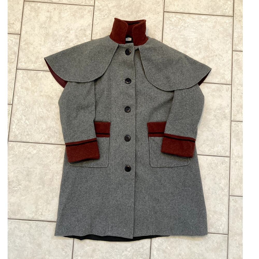 Walt Disney World Coat Cast Member Women's Large Winter Employee Gray Jacket